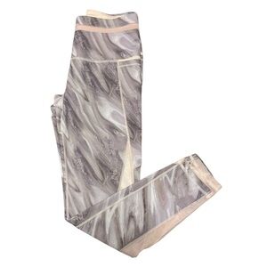Calia Marble cropped leggings- small